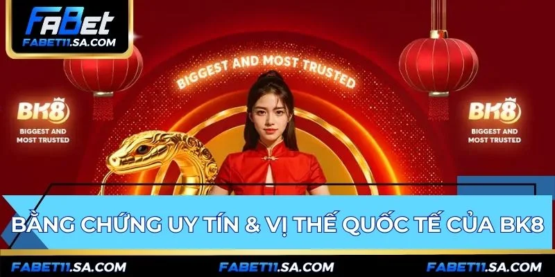 Uy tín BK8 được chứng minh qua các hợp đồng tài trợ quốc tế